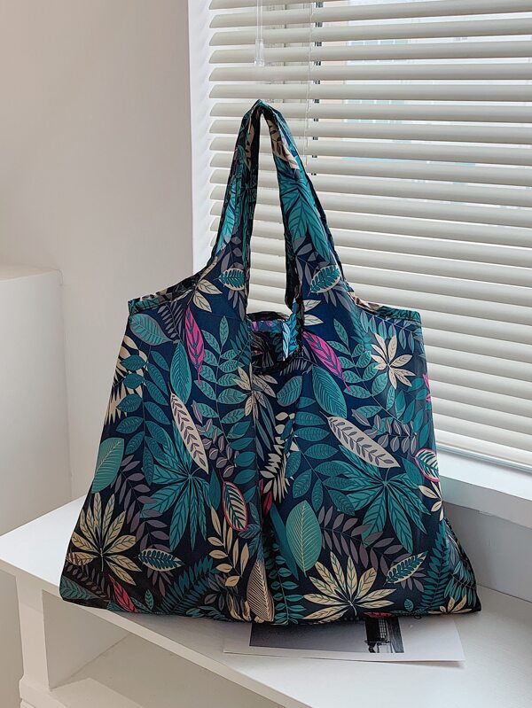 Tropical Graphic Shoulder Tote Bag | SHEIN USA
