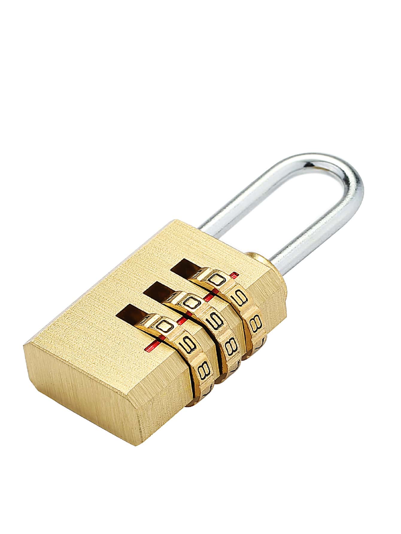 1 pieza cerradura de puerta con contraseña - Dorado - Ver 1