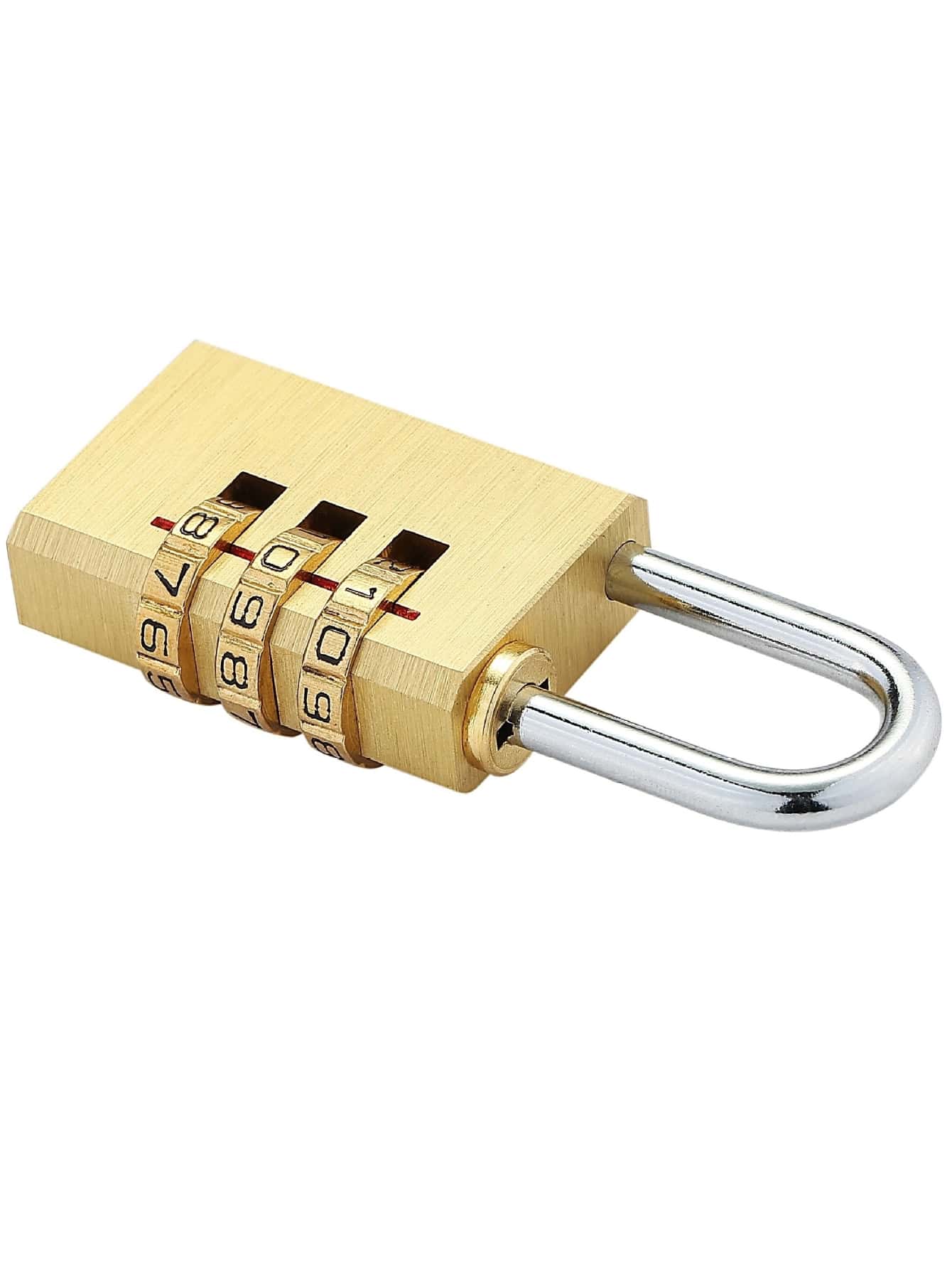 1 pieza cerradura de puerta con contraseña - Dorado - Ver 2
