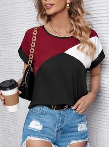 SHEIN LUNE Áo sơ mi nữ Khối Màu Giải trí - Nhiều màu - Xem 1