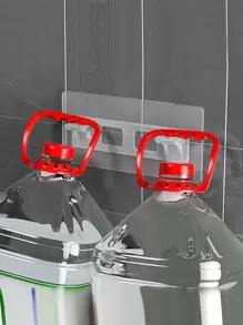 Self Adhesive Wardrobe Partition Support, Clear PVC Strong Adhesive Board Fixer Support For Home - Clear - View 3