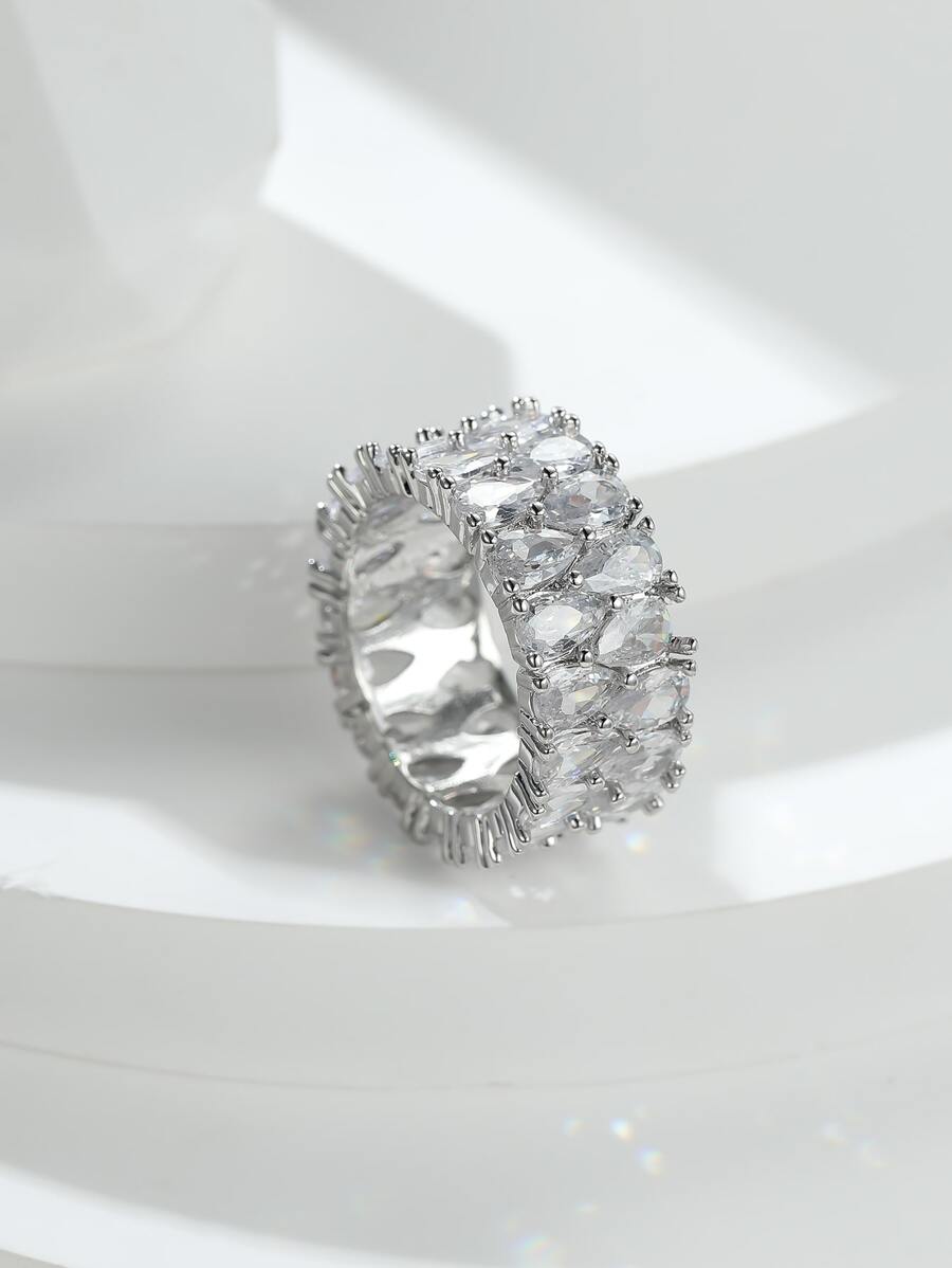 Vanel Cubic Zirconia Decor Ring