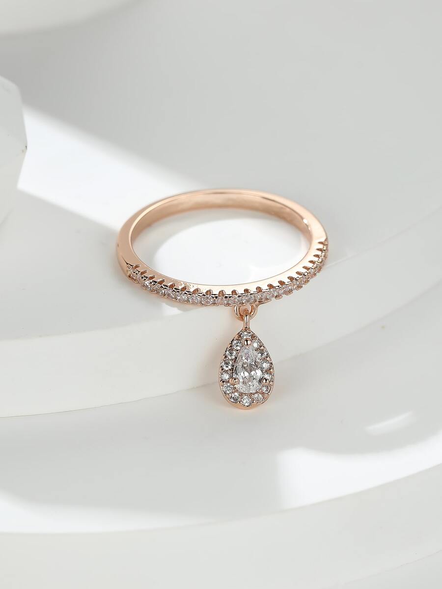 Water Drop Decor Ring