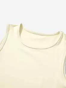 Easithlete 3 件套圆领运动背心修身衬衫 - 彩色 - 查看 3