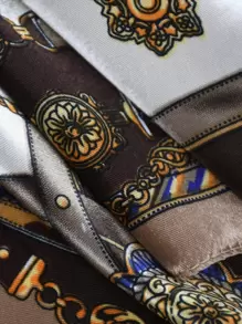 Chain Print Bandana - Multicolor - View 5