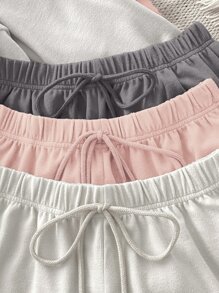 Bộ đồ giản dị Nữ Thắt nơ trước màu trơn Giải trí - Nhiều màu - Xem 4