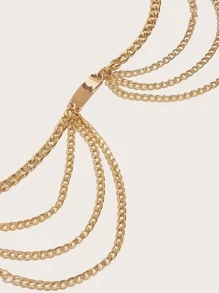 1 Dây thắt lưng 3 lớp, Thiết kế tối giản màu trơn, Thanh lịch & Gợi cảm, Tông vàng, Phụ kiện cho váy, áo choàng, Đa năng cho việc đi lại hàng ngày, Tiệc tùng, Kỳ nghỉ, Thích hợp làm quà tặng cho bạn bè, mẹ, gia đình, bạn gái, Sinh nhật, Ngày lễ tình nhân Mùa hè, Trường học Mùa thu, Mùa thu, Halloween - Vàng - Xem 4