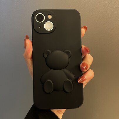 Cartoon Bear Decor Phone Case
