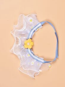 1pc Lace Pet Bib - Multicolor - View 2