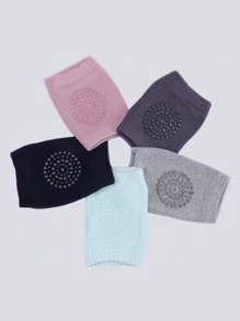 5pairs Baby Simple Knee Pads - Multicolor - View 4