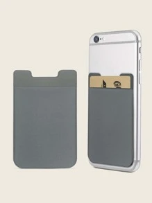 Colorblock Card Slot - Grey - View 1
