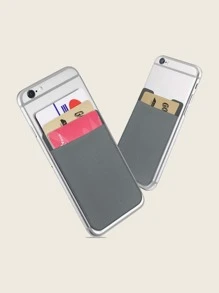 Colorblock Card Slot - Grey - View 2