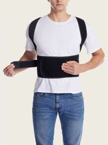 Đai tập thể dục thể thao và đai tập bụng - màu đen - Xem 7