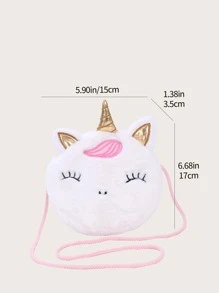 Túi đeo chéo trẻ em Khối Màu - trắng - Xem 6