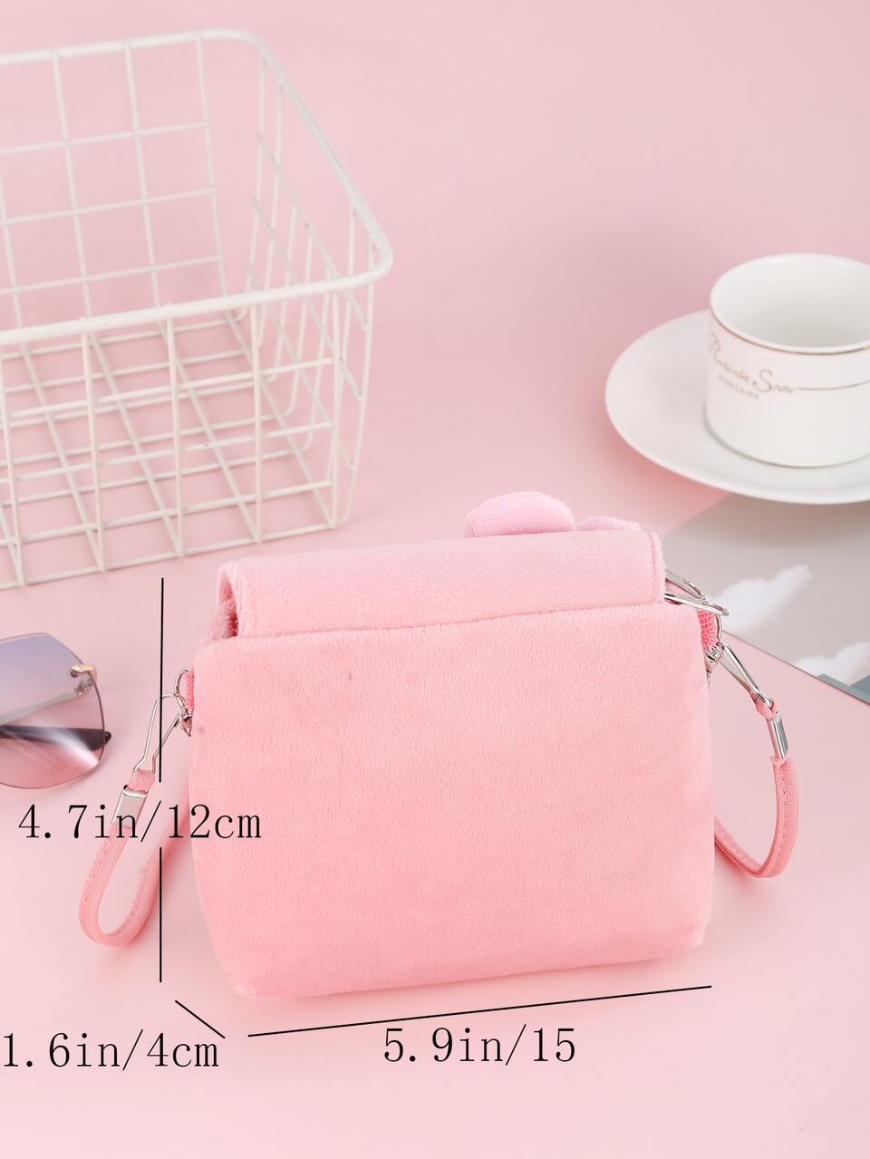 3D Floral Crossbody Bag Handbag For Teenage Girls