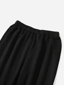 Muchica 2pcs Solid Elastic Waist Joggers - Multicolor - View 5