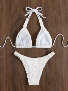Bikini dos nu simple pour la plage d'été