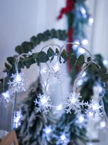 1入組燈簾帶20入組雪花形狀燈泡 - 白色 - 查看 5