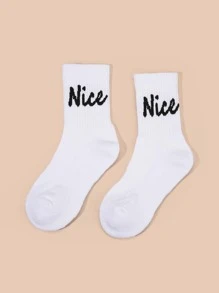 Vớ Crew Graphic Thư - Nhiều màu - Xem 1