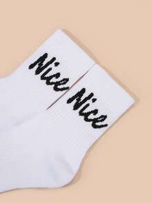 Vớ Crew Graphic Thư - Nhiều màu - Xem 2