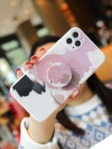 Funda para móvil de acuarela con agarre de teléfono sobresaliente - Multicolor - Ver 6