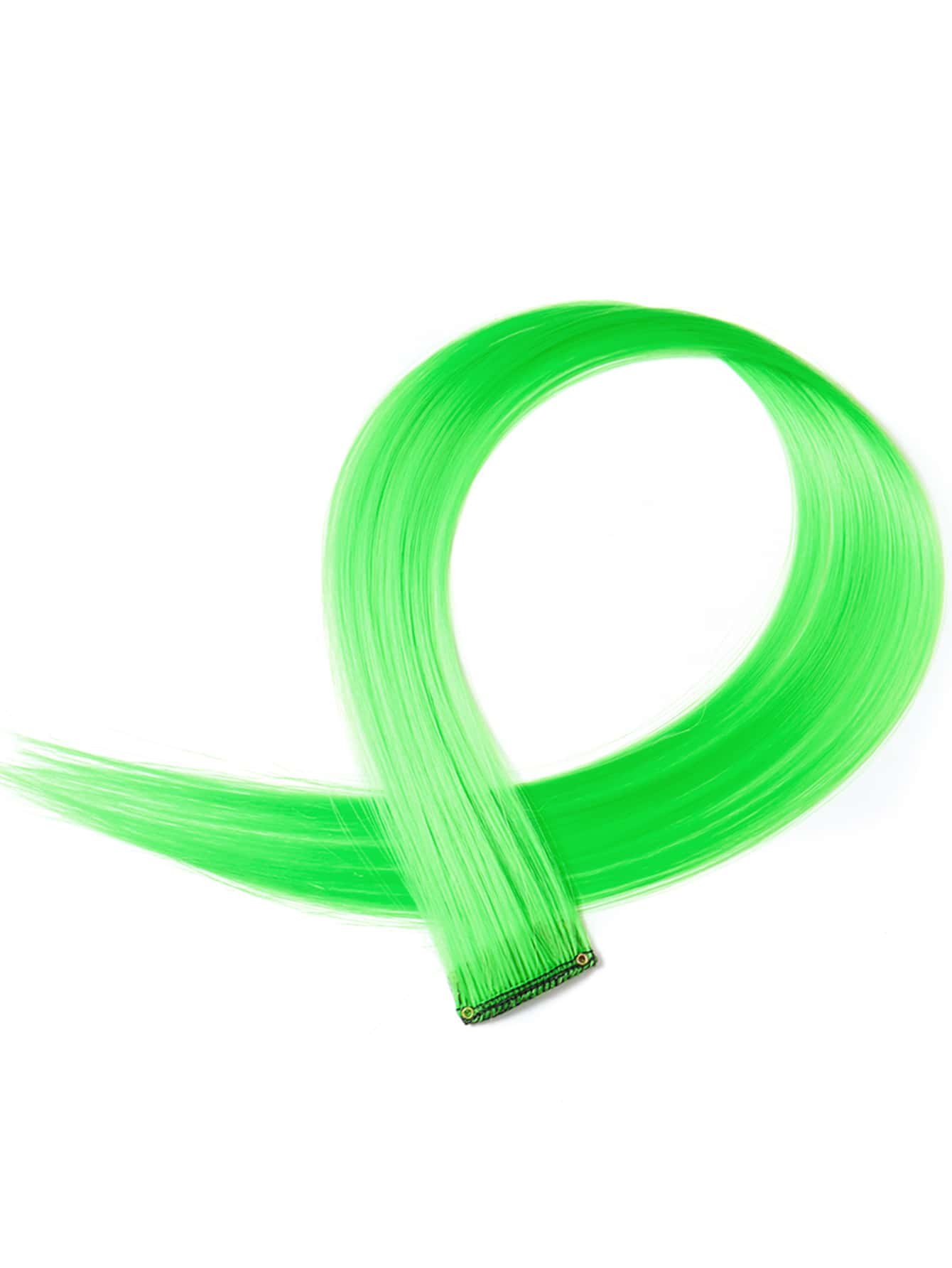 Màu Tóc 22Inch Thẳng Màu Kẹp Trong Trên Tóc Rainbow Đảng Điểm Nổi Bật Tổng Hợp Bộ Tóc Giả Cho Bé Gái - Màu xanh Bạc hà - Xem 1