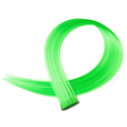 1pc Clip In Long Straight Synthetic Hair Extension