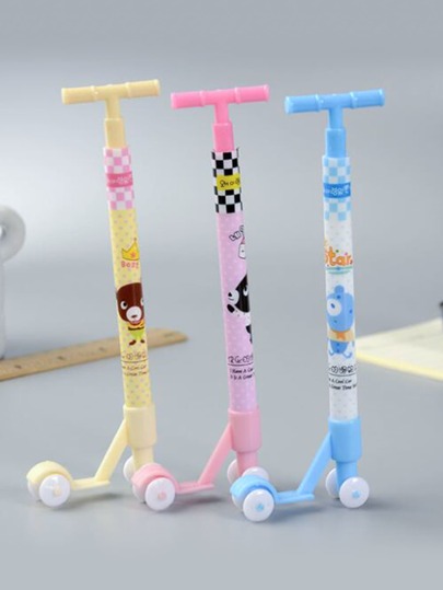 1 支滑板车形状随机圆珠笔返校