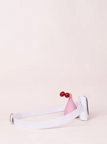 女孩鱷魚紋皮帶袋