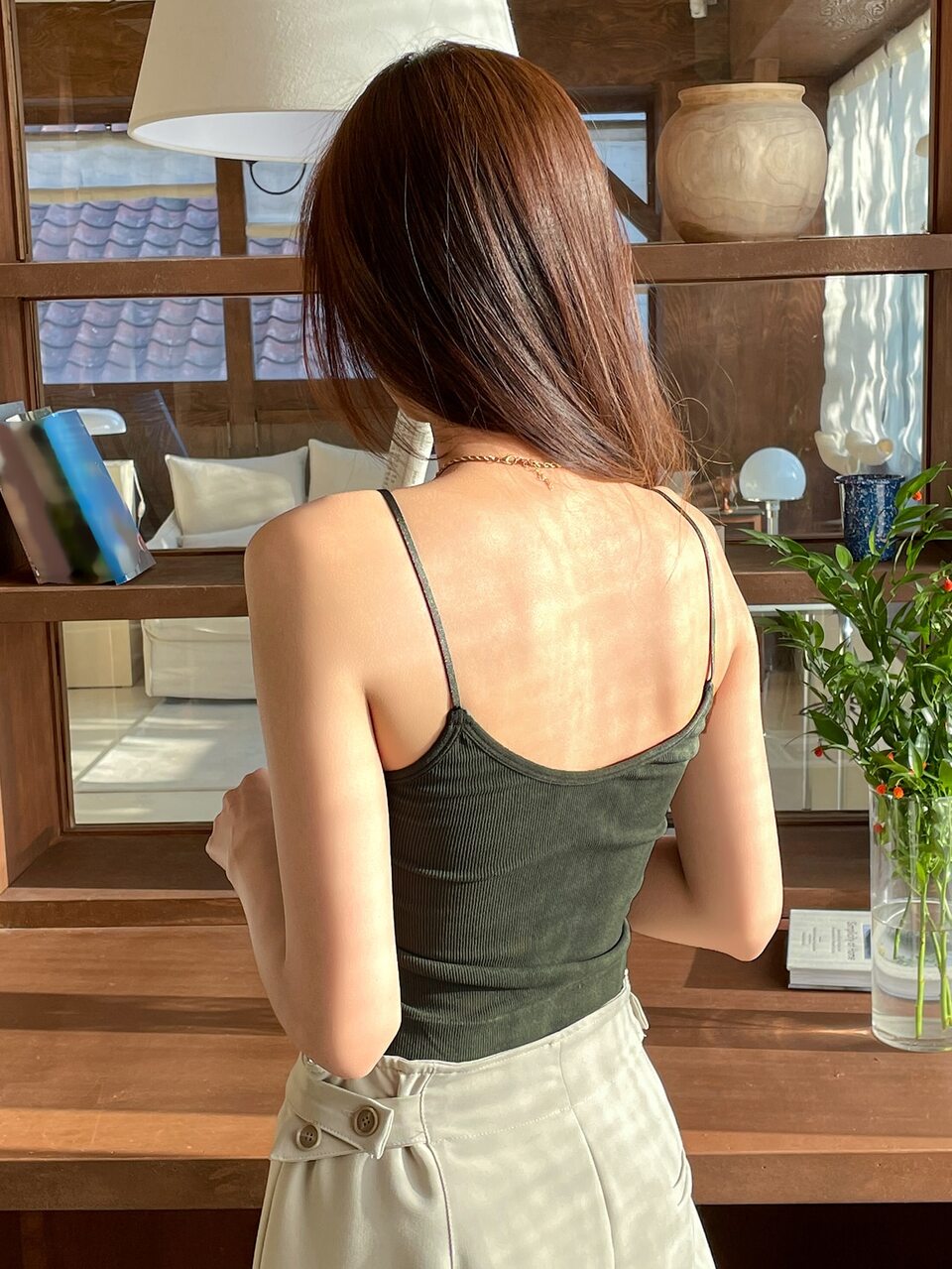 Ribbed Knit Cami Top