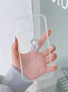 卡通貓樣式手機外殼 - 彩色 - 查看 2