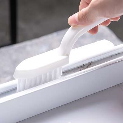 1pc Household Floor Brush, Bathroom Floor Brush, Bathroom Cleaning Brush, Floor Tile Wall Crevice Groove Brush