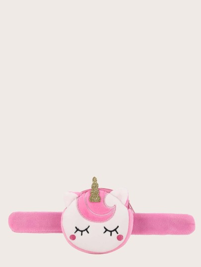 女孩閃亮獨角獸造型皮夾