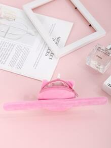 女孩閃亮獨角獸造型皮夾 - 粉色 - 查看 2