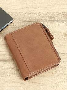 Monedero de hombres con estampado de letra - Caqui - Ver 2