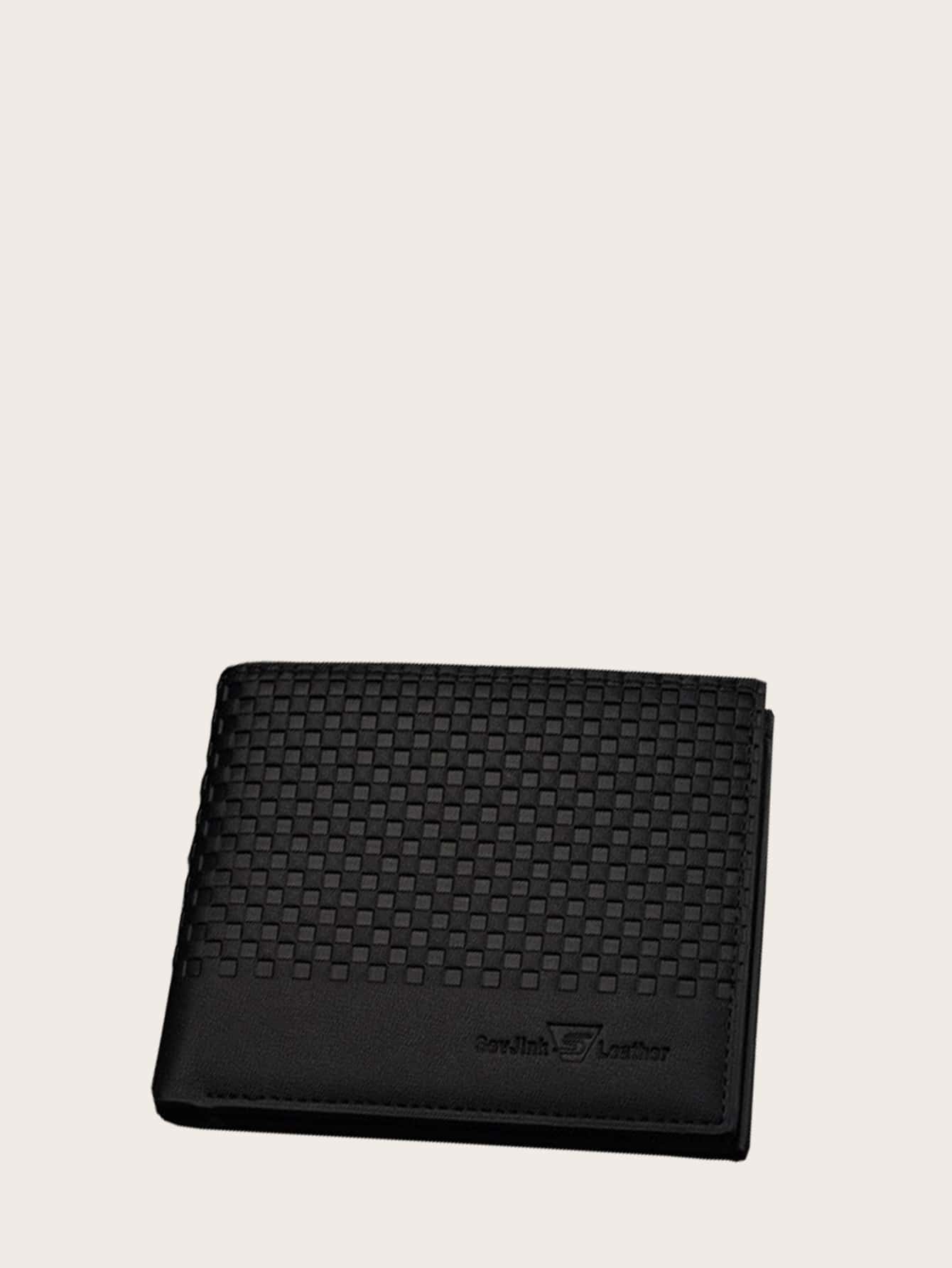 Men Fold Over Card Holder - Black - View 1