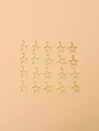 20入組DIY星形墜飾