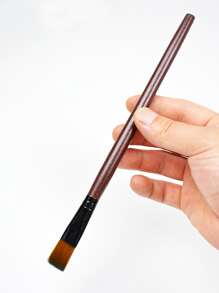 6入組藝術繪畫刷 - 咖啡棕 - 查看 3