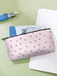Túi bút chì in hình trái tim - Nhiều màu - Xem 1