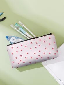 Túi bút chì in hình trái tim - Nhiều màu - Xem 2