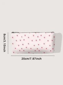 Túi bút chì in hình trái tim - Nhiều màu - Xem 3
