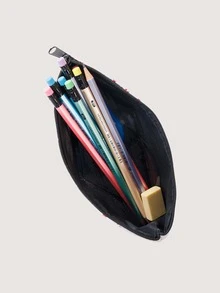 Túi bút chì in hình trái tim - Nhiều màu - Xem 4