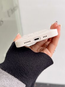 Floral Phone Case - Beige - View 3