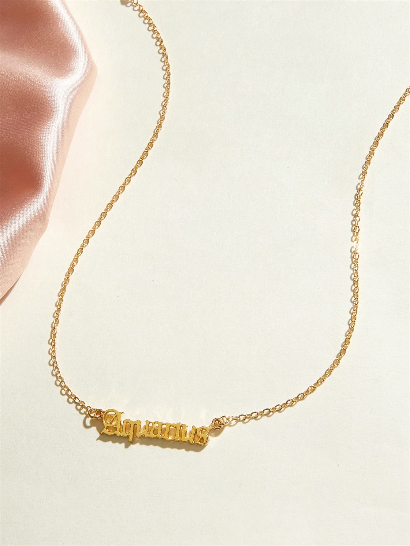 1pc Aquarius Charm Necklace for Sale 