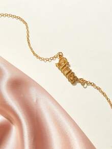 1pc Aries Charm Necklace - Yellow Gold - View 2