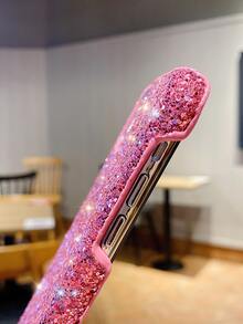 Sequins Vỏ điện thoại trang trí Sequins - Hồng - Xem 3