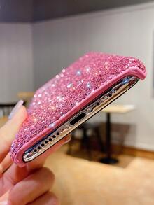 Sequins Vỏ điện thoại trang trí Sequins - Hồng - Xem 4