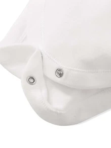 Baby 5pcs Solid Cami Bodysuit - White - View 6