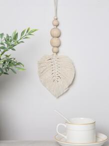1pc Woven Leaf Wall Hanging, Macrame Hanging Decoration For Home Decor,Home Decor ,Room Decor,Wall Decor Gifts Birthday Graduation