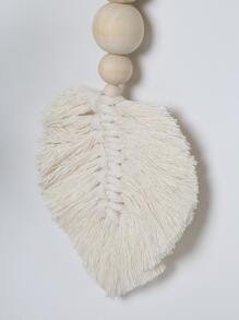 1pc Woven Leaf Wall Hanging, Macrame Hanging Decoration For Home Decor,Home Decor ,Room Decor,Wall Decor Gifts Birthday Graduation